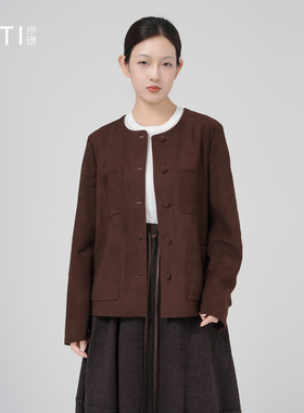 序缇质造『土耳其之旅』新中式100%绵羊皮皮衣女秋上衣H281-21636