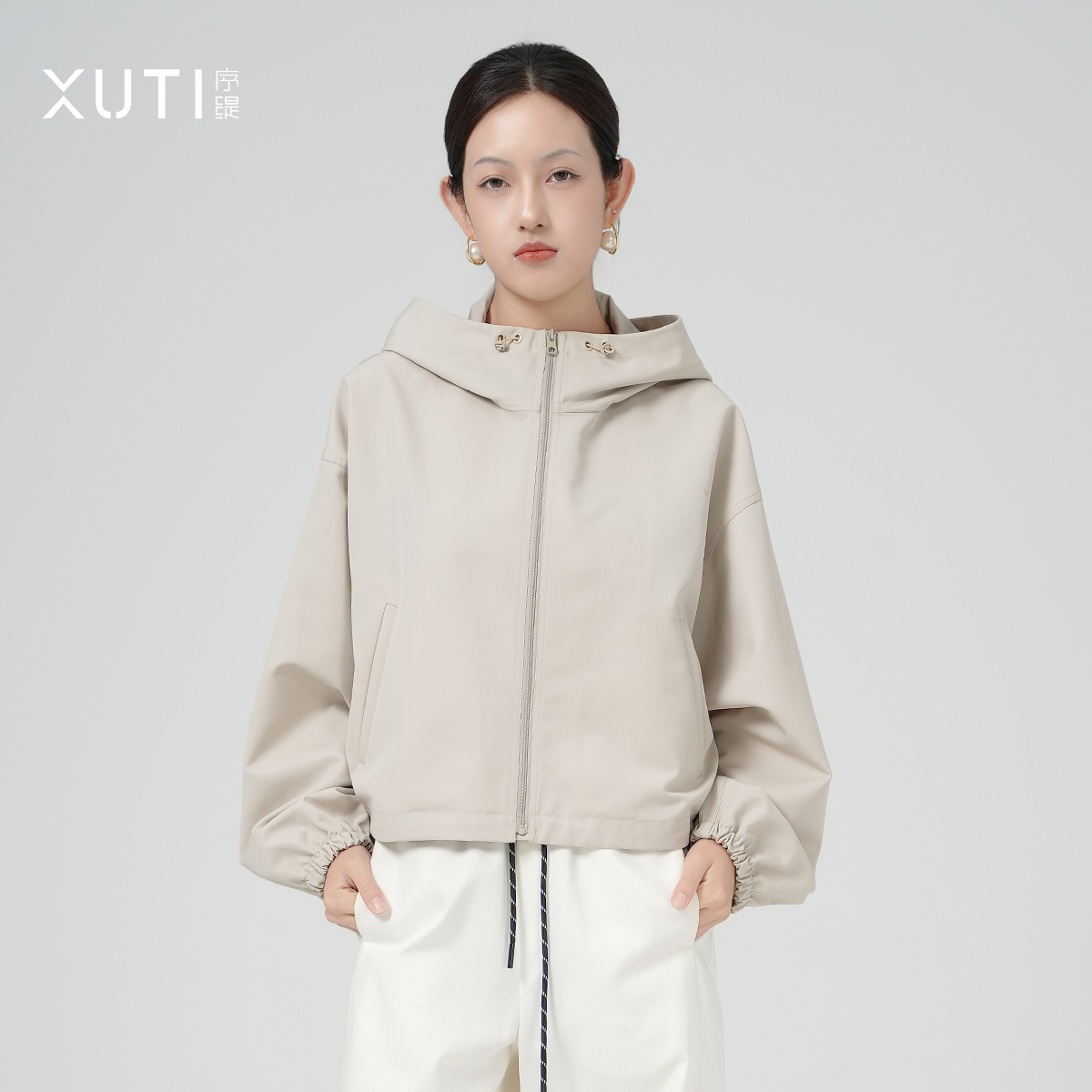 绵羊毛桑蚕丝早秋外套女新款上衣