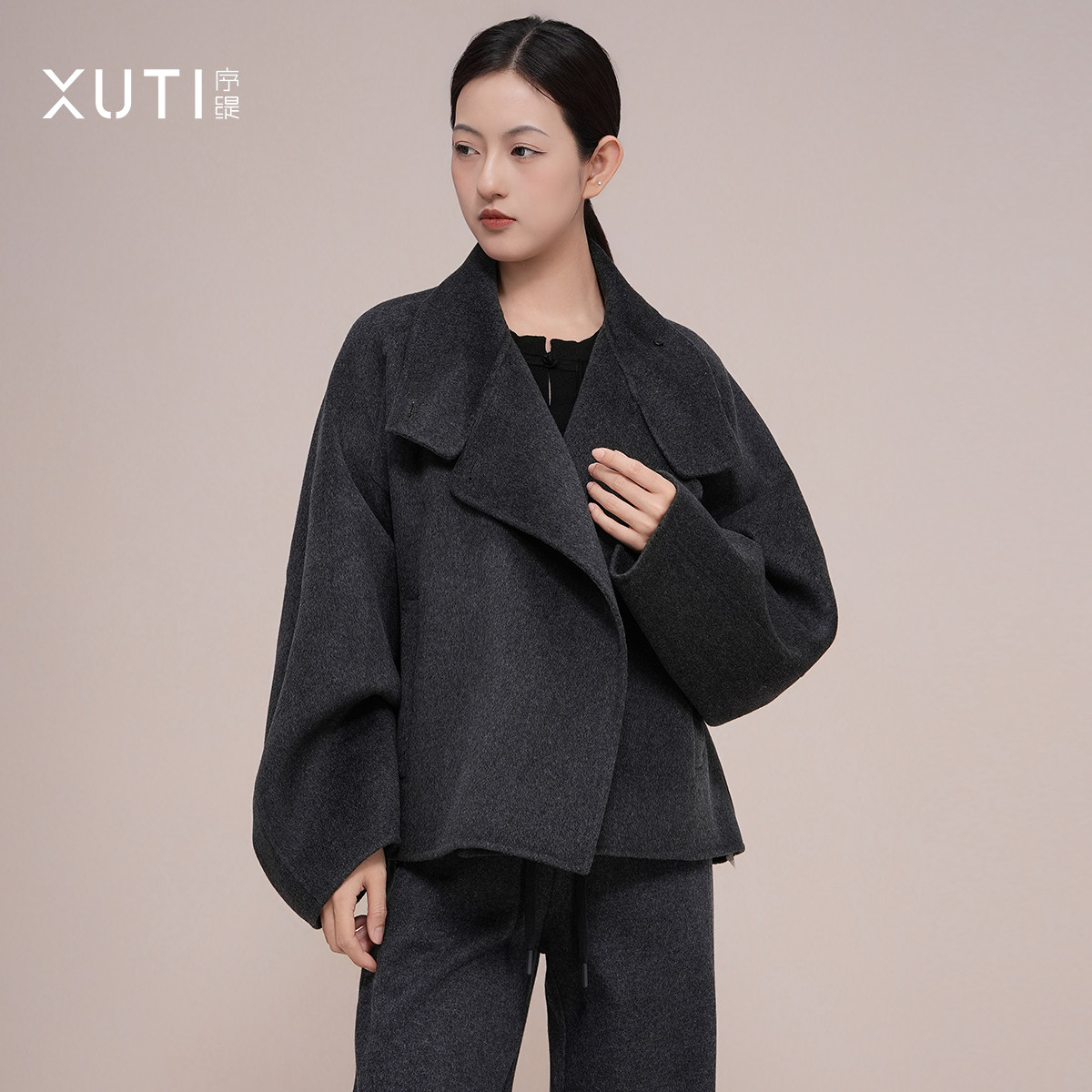 序缇质造美利奴羊毛桑蚕丝短款毛呢外套女秋季新款上衣J92-22718,女装/女士精品,上衣,淘宝优惠券,粉丝福利购,淘宝优惠卷