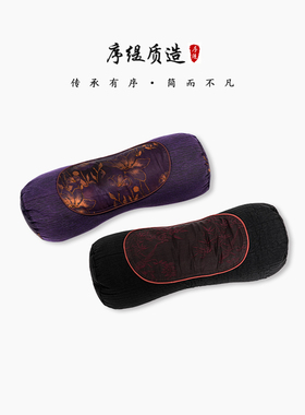 序缇质造国风新中式100%桑蚕丝复古高端透气枕头J19-20926