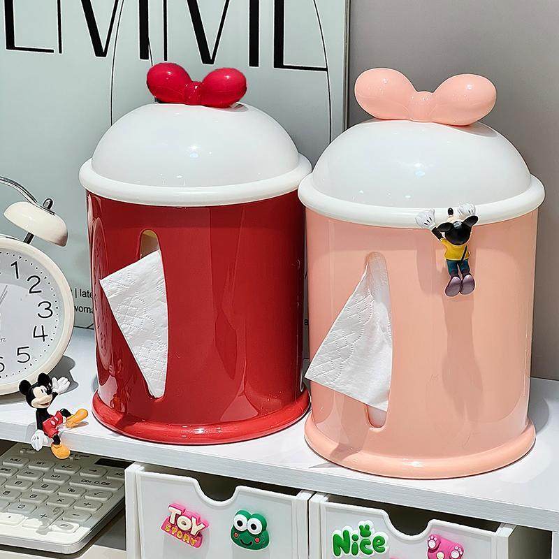 蝴蝶结可爱纸巾收纳盒摆件家用客厅高档卷纸筒盒高颜值餐巾抽纸盒,收纳整理,纸巾盒,淘宝优惠券,粉丝福利购,淘宝优惠卷