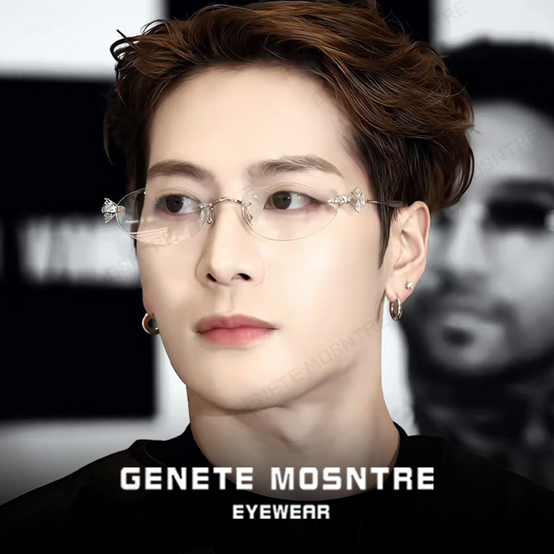 gm高端设计师无框眼镜框男款