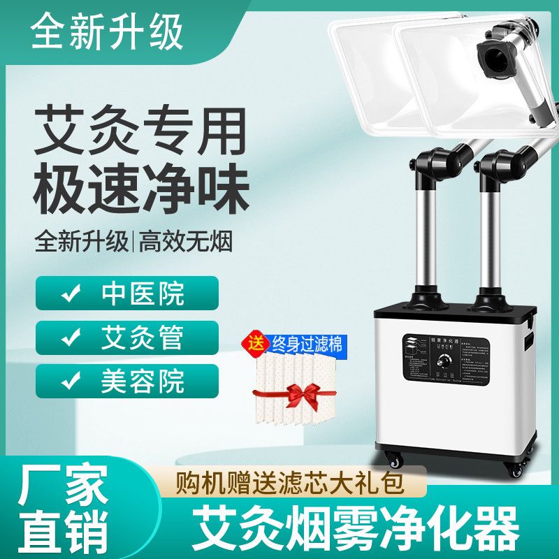 艾灸烟雾净化器移动式家