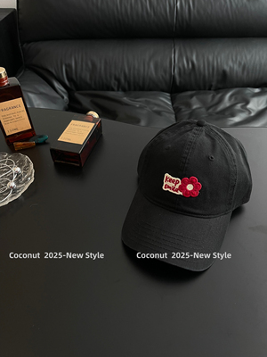 Coconut 谁懂阿～美爆了的小花朵搭配小能手棒球帽鸭舌帽