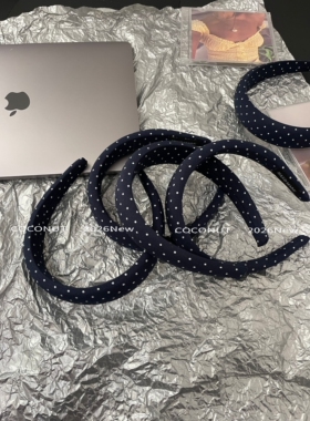 COCONUT 港风感拉满～复古波点发箍2026新款韩版百搭外出质感头箍