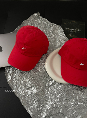 COCONUT 新年战帽～超绝显脸小韩版刺绣字母棒球帽新鸭舌帽情侣款