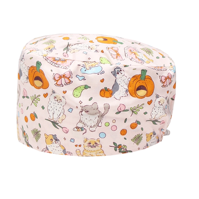 医舒手术帽纯棉印花佩戴方便