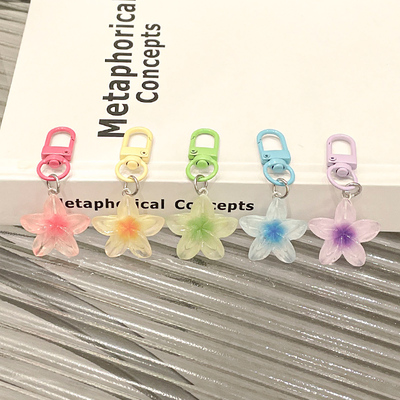 【同品类已售1W+单】冰透鸡蛋花少女手机小挂件新款礼物配饰挂饰闺蜜饰品包包钥匙扣垫片挂绳小东西