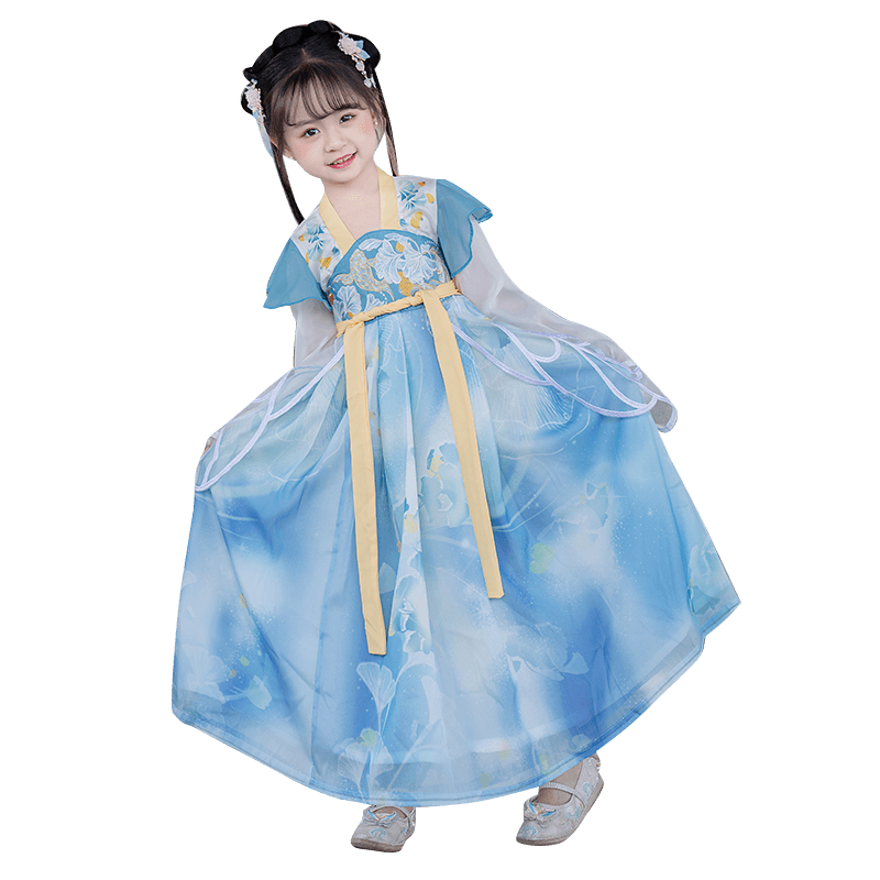 儿童汉服男女童唐装国学演出服