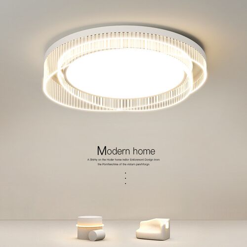 客厅灯北欧现代简约卧室吸顶灯超亮LED护眼无频闪中山灯具