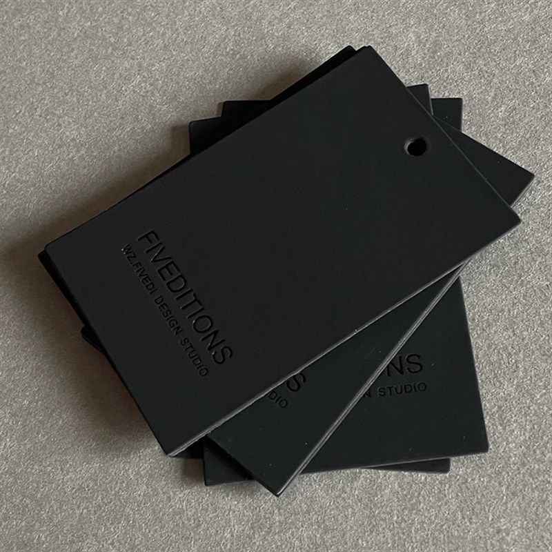 吊牌定做 男装女装吊牌卡片定制 黑色触感黑卡吊牌订做制作,文具电教/文化用品/商务用品,吊牌,淘宝优惠券,粉丝福利购,淘宝优惠卷
