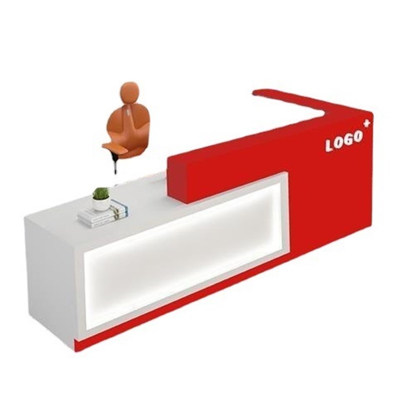 吧台收银台店铺小型台球厅柜台简约现代商用吧台桌公司前台接待台