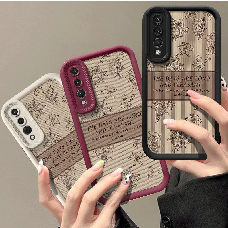 华为P20PRO硅胶全包手机壳复古
