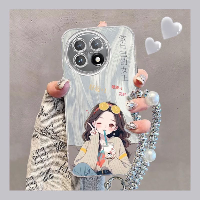 适用一加ACE2手机壳PHK110新款oneplusACE2软硅胶1加保护套1+AEC镜头膜全包防摔oppo潮女oppoace可爱卡通动漫