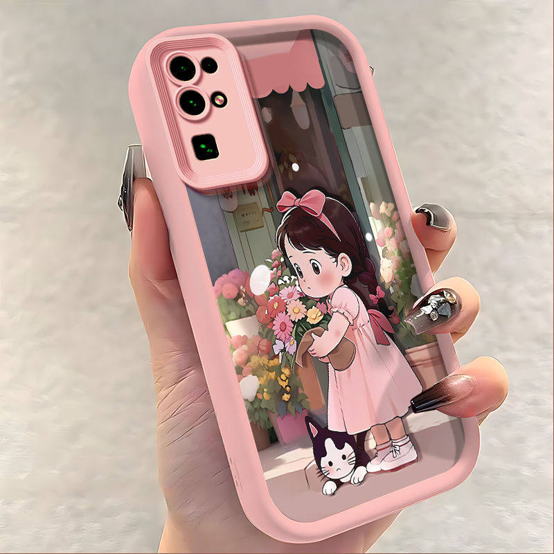 荣耀30硅胶全包防摔手机壳卡通