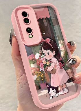 适用华为荣耀80手机壳ANN-AN00新款honor80pro硅胶ANP-AN00软套80se全包GIA-AN80防摔八十pr0八零por卡通潮女