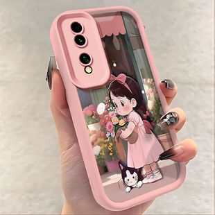 AN00软套80se全包GIA honor80pro硅胶ANP AN80防摔八十pr0八零por卡通潮女 AN00新款 适用华为荣耀80手机壳ANN