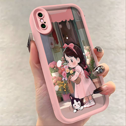 苹果X硅胶全包防摔手机壳卡通