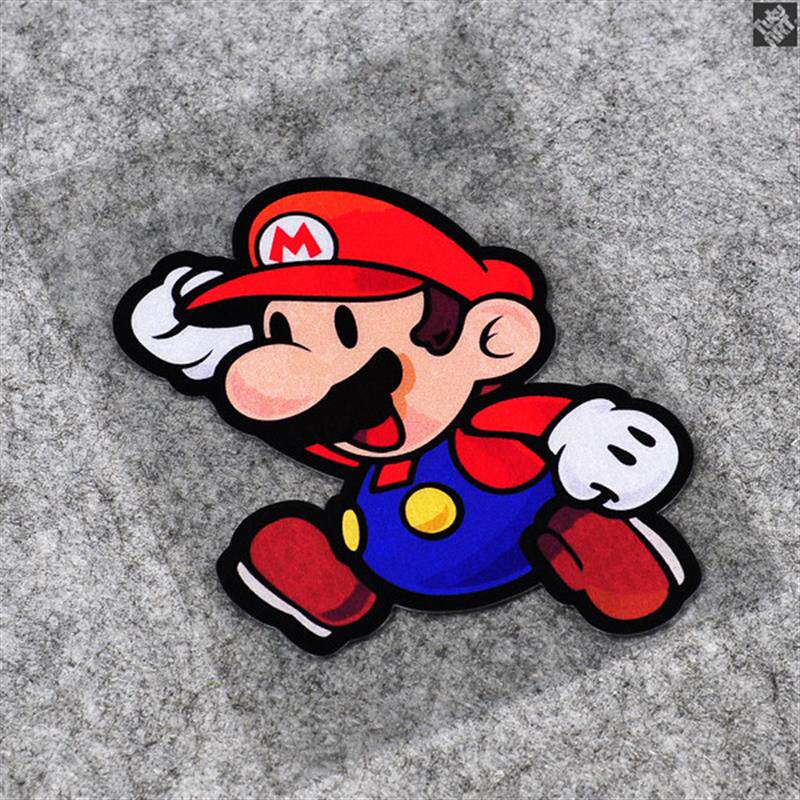 TUTU圖圖車貼-超级马里奥兄弟 Mario玛丽 汽车改装个性反光贴纸
