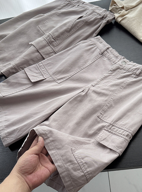 福利好货！轻工装！舒适透气夏季男士大口袋五分裤短裤S00587