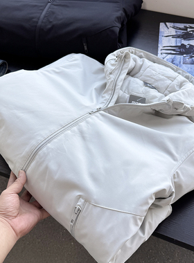 男装秋冬户外防风防水连帽休闲夹克外套棉服50323