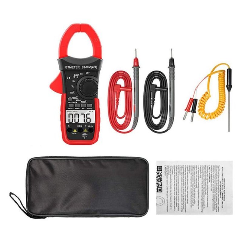 BTMETER BT-570CAPP Digital AC DC Clamp Multimeter Auto-Rangi