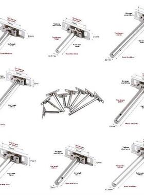 2 Piece DIY Invisible Floating Shelf Brackets Blind Shelf