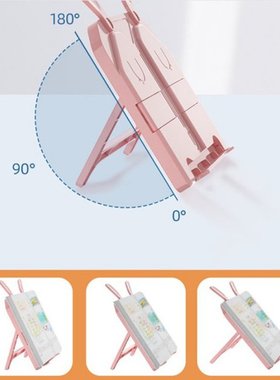 1pc Book Stand Holder Portable Foldable Bookend Bookstand Re