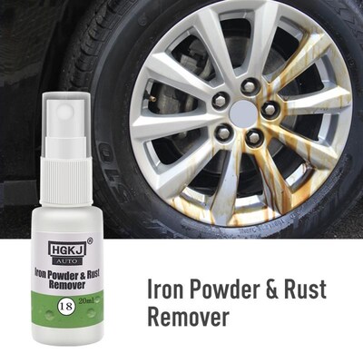 2pc Car Wheel Rust Remover Cleaner Agent Iron Derusting Spra