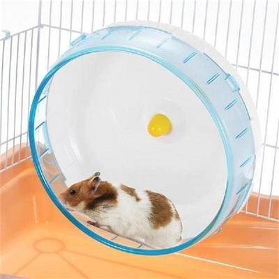 Hamster Running Disc Toy Silent Rotatory Jogging Wheel Pet