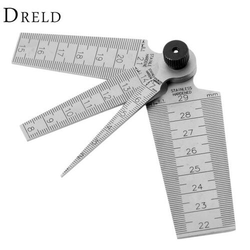 0-29mm Steel Metric Taper Gauge Aperture Scale Wedge Feeler