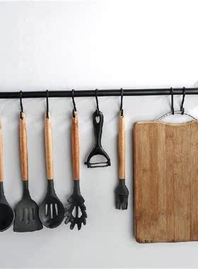 Storage Shelf Hanging Hooks Multifunction Hanger Kitchen