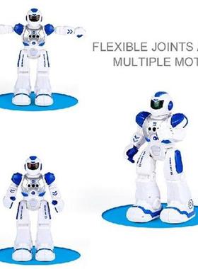 Kids RC Smart Robot Toy Remote Control Smart Police Early