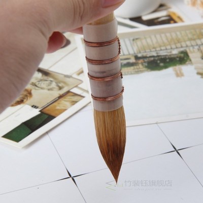 Handmade Squirrel Hair Artist Watercolor Paint Brush For Wat