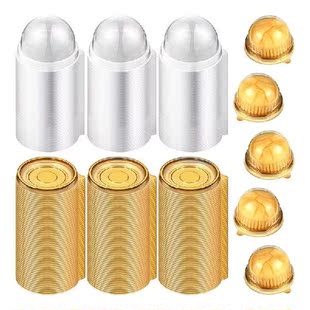 150 Pcs Clear Plastic Mini Cupcake Boxes Muffin Pod