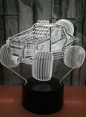 New Racing Car 3d Night Lamp Gift Custom Atmosphere Small Ta