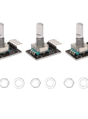 3Pcs KY-040 Rotary Encoder Module With 15X16.5 Mm Potentiome
