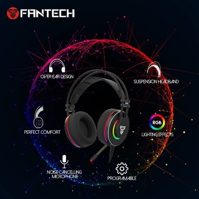 FANTECH HG23 Headphone Personalize with Octane 7.1 RGB USB J