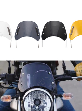 3colors Motorcycle Windshield Wind Deflector Windscreen Univ