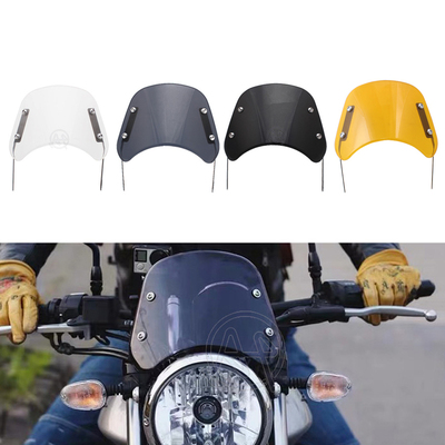 3colors Motorcycle Windshield Wind Deflector Windscreen Univ