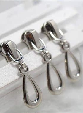 10PCS/lot 3# 5# Metal Zipper Pulls Zipper Sliders Head For