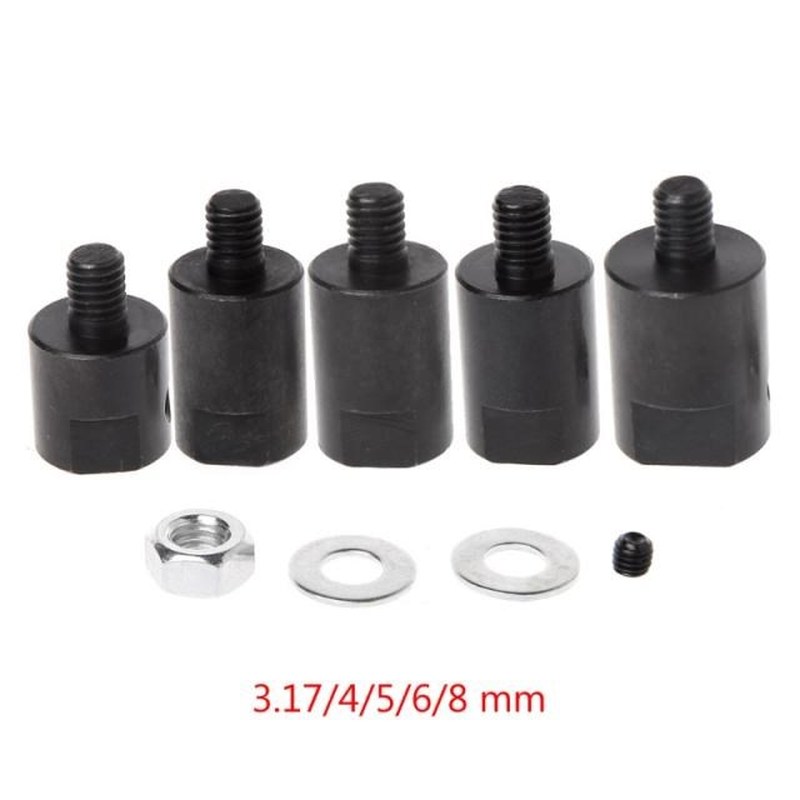 1 Set of Motor Shaft Coupling 3.17/4/5/6/8mm Axle Motor Shaf