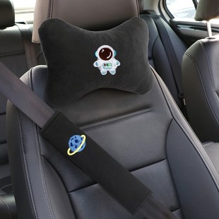 Car headrest pillows on the neck pillow a pair of automotive