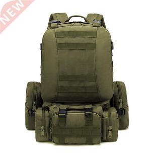 50L Tactical Backpack,Men's Military Backpack,4 in 1