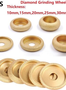 Vacuum Brazed Diamond Grinding Wheel Demi Bullnose Edge Prof