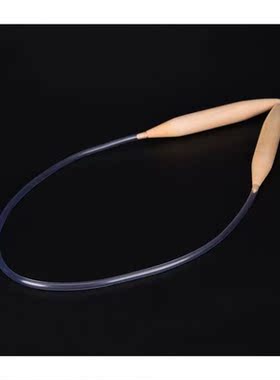 1pcs 20mm Plastic Tube Circular Wood Bamboo Knitting Needles