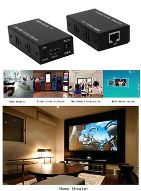 HDMI EXTENDER RJ45 LAN Cable Up to 200FT Kit 1080P/3D 60M,Tr