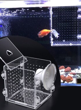 Acrylic Aquarium Fish Breeding Isolation Box Fish Tank Incub