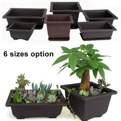 1 Set Flower PoImitation Purple Sand Fleshy Flower Pot Tray