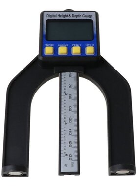 Digital Tread Depth Gauge LCD Magnetic Self Standing Apertur